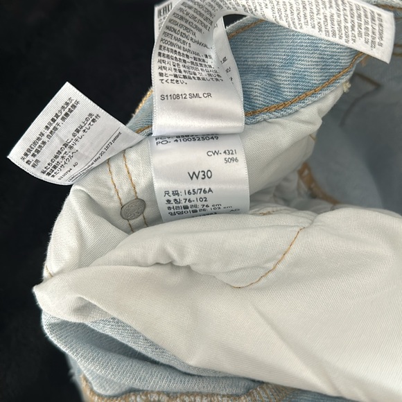 501 Levi's denim shorts 30 - Picture 5 of 5